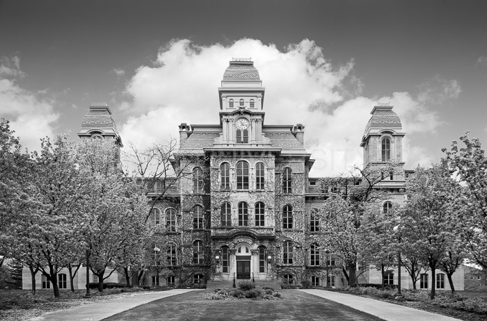 Syracuse University's Hall of Languages. Photo copyright: University Icons