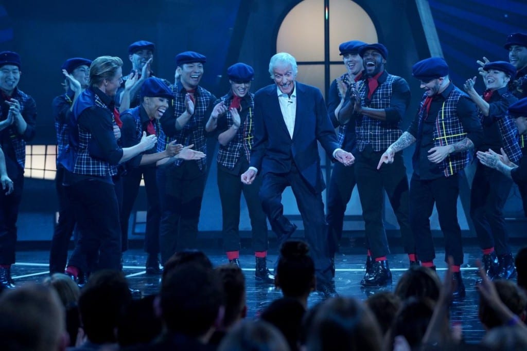 Even at 90, Dick Van Dyke shows he can still dance while on stage at the Dolby Theater for the ABC Television Special, "The Wonderful World of Disney: Disneyland 60." Photo credit: ABC/Disney