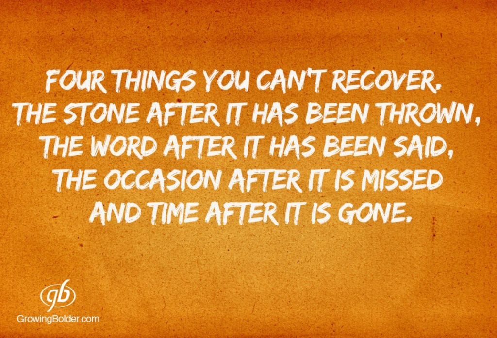 Four Things You Can't Recover