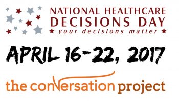 National Healthcare Decisions Day 2017
